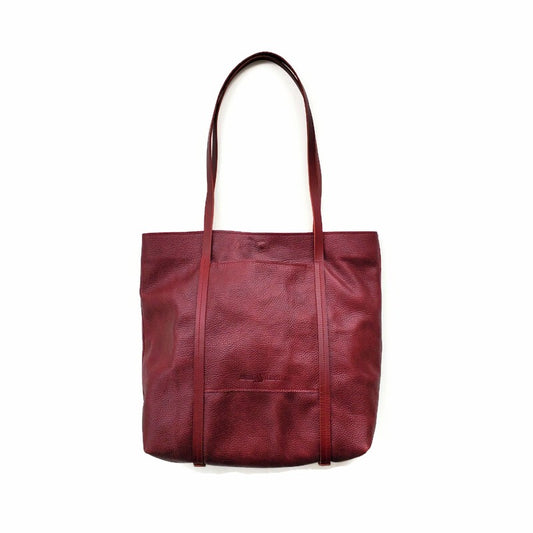 Tallulah Wrap Around Tote in Burgundy Red