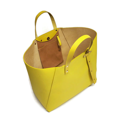 A-Line Tote in Yellow