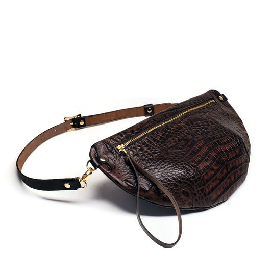 Angela Genuine Leather Tote Bag Magenta 75108