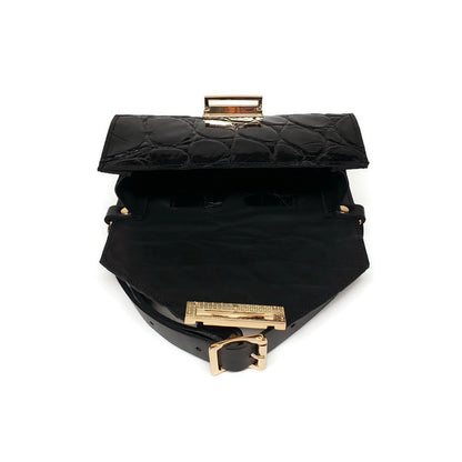Black Patent Leather Romi Convertible Bag