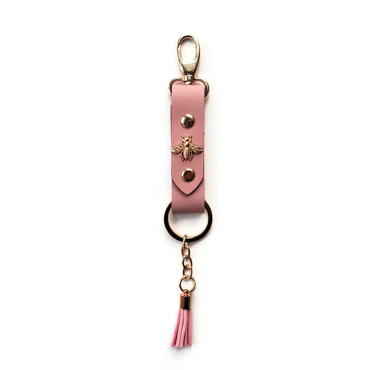 Light Pink Bee Keychain / more colors available