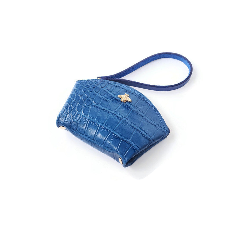 Fan Zip Wallet In Royal Blue