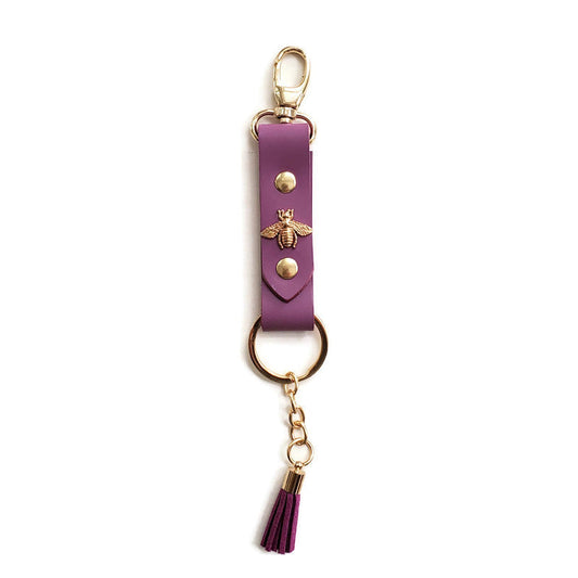 Purple Bee Keychain /  more colors available