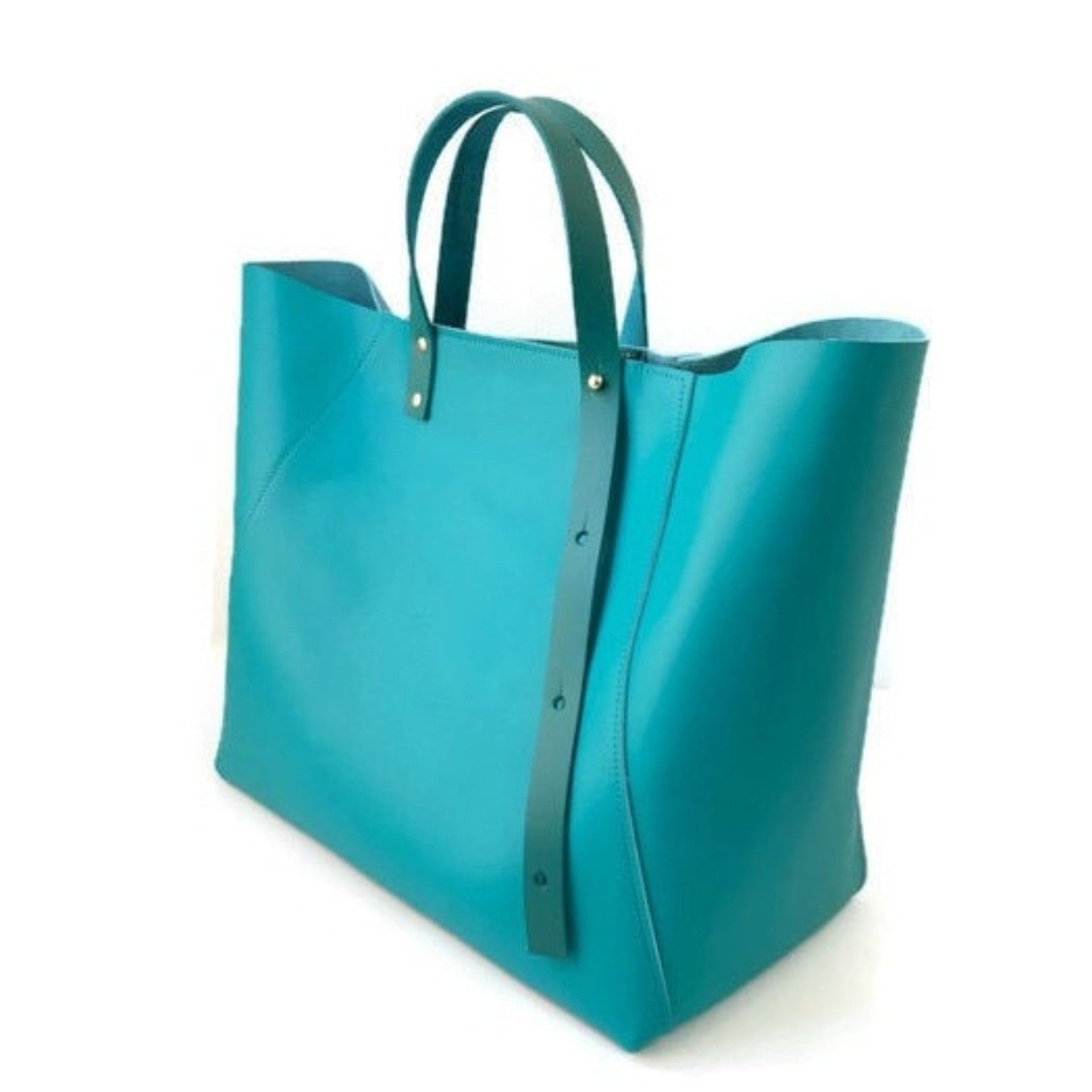 A-Line Tote in Turquoise