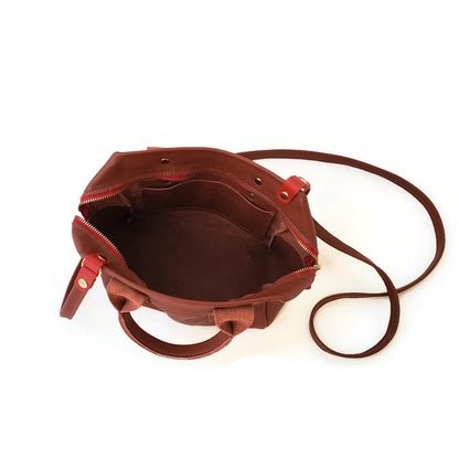 Boxer Mini Tote Bag in Cinnamon Brown