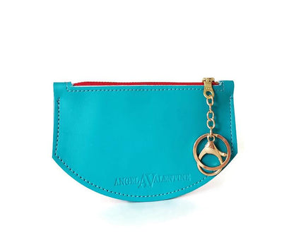 Bee wallet in turquoise