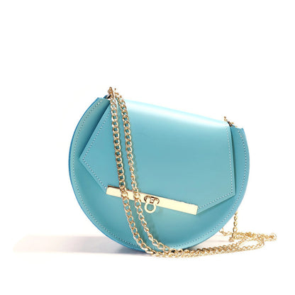 Loel mini crossbody bag in aqua blue