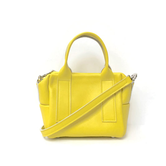 Box Bag in citron yellow